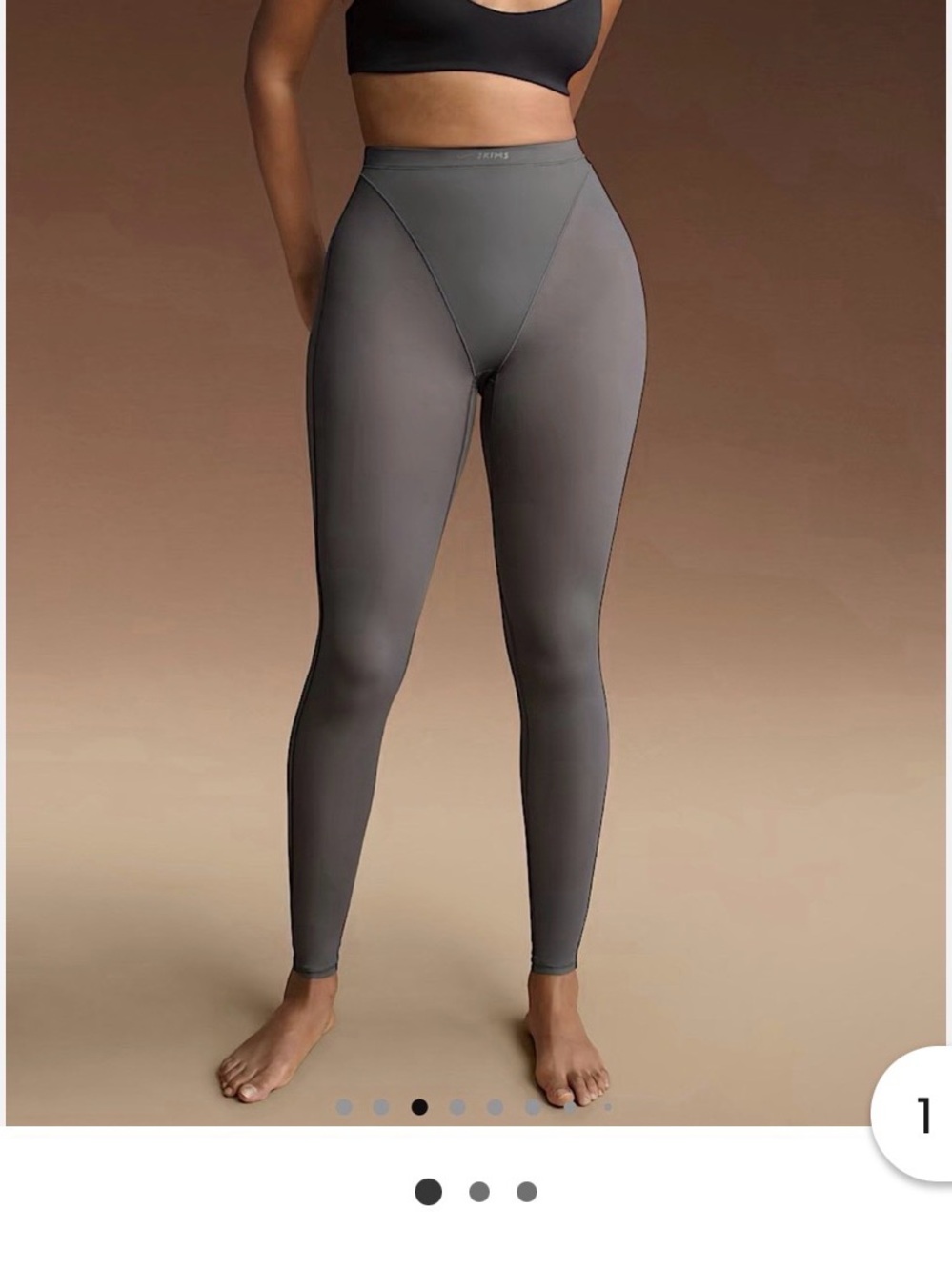 NikeSKIMS Weightless Layers Gray Leggings XXS